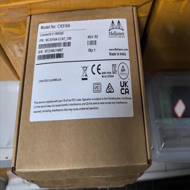 100Gbe Qsfp28 Network Card - Melos MCX516A-CCAT/CDAT ConnectX-5 EN 100GbE デュアルポート