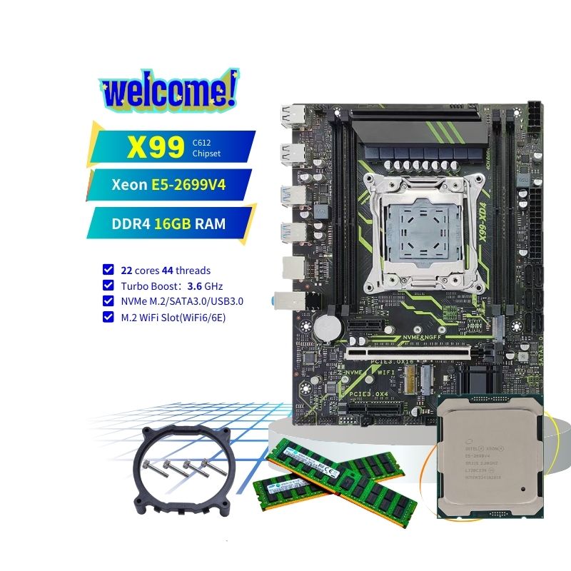 E5 2699 V4 - PANDL デスクトップ PC コンビネーションセット Matx NVMe